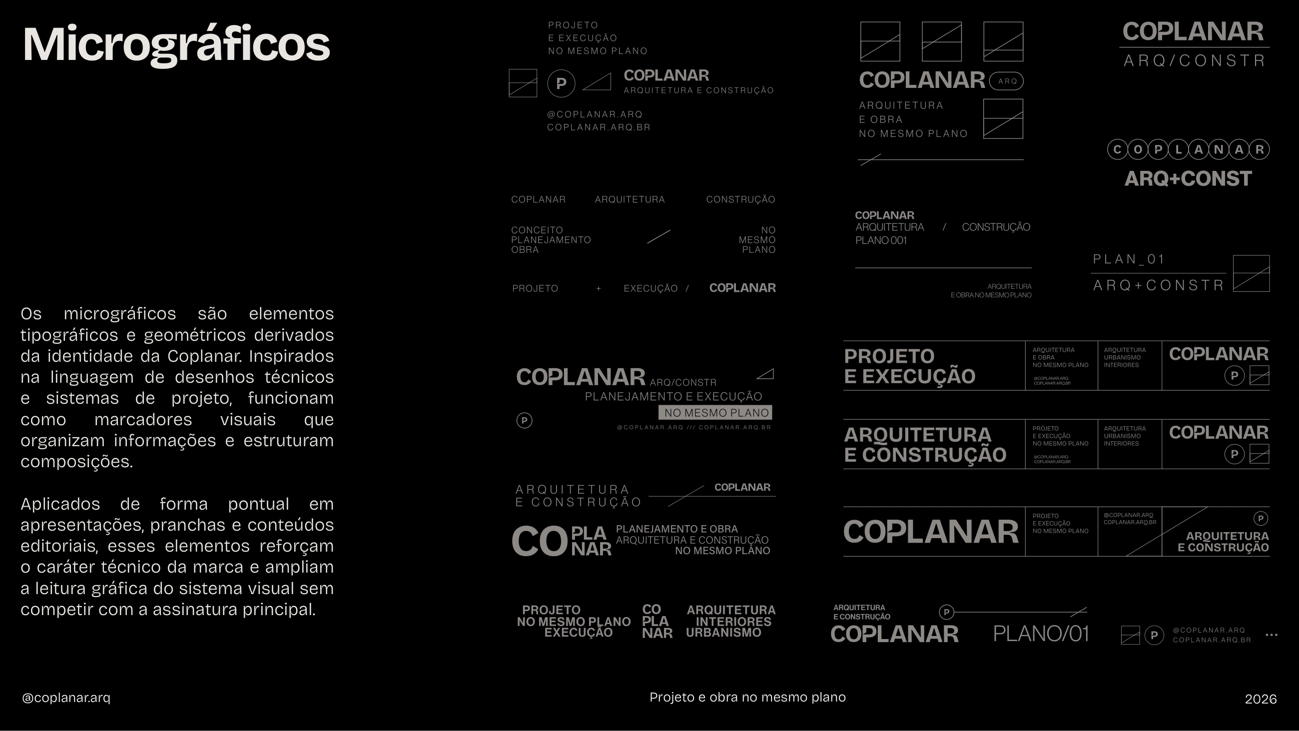 Repertório original de micrográficos
