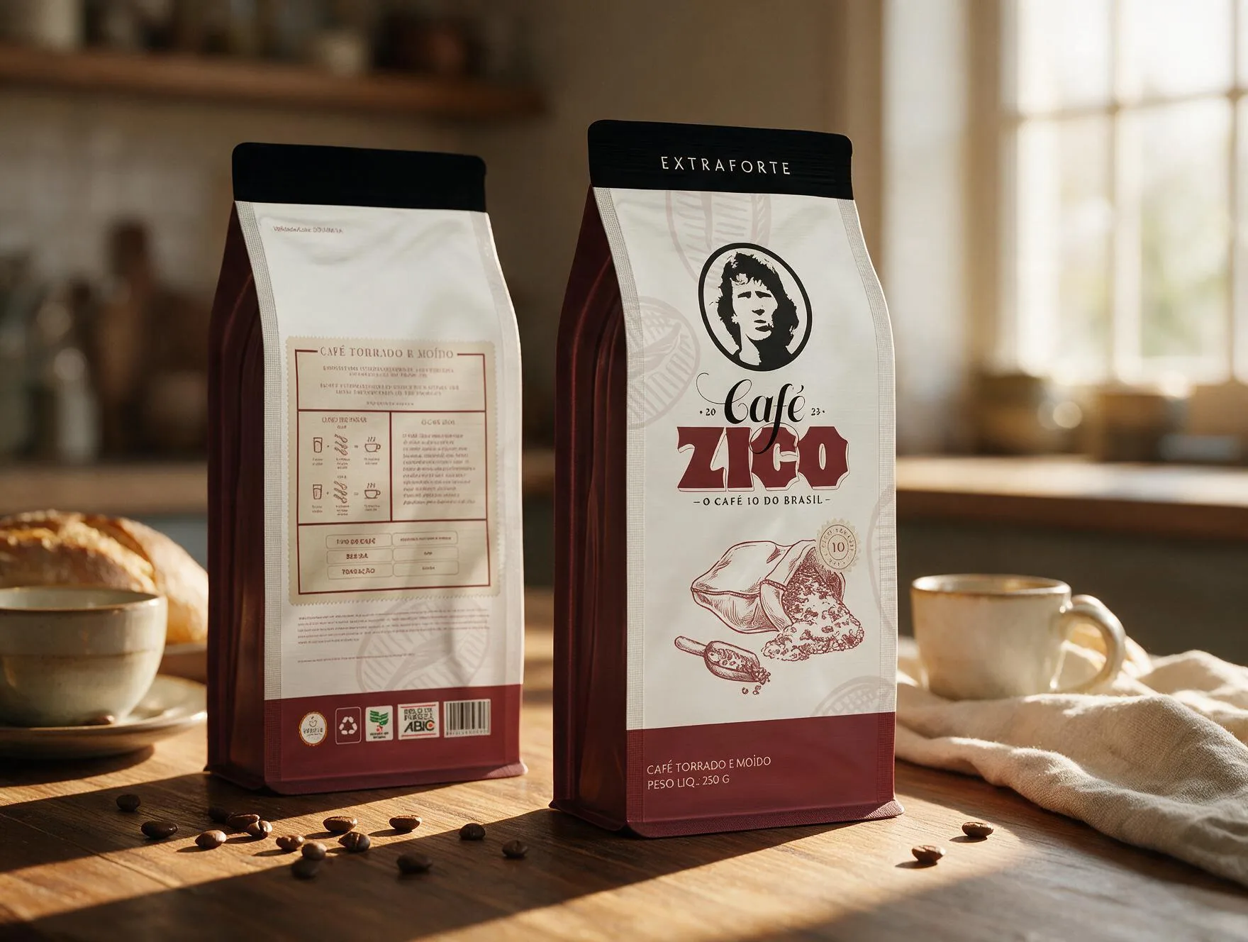 Café Zico · Direção de arte · Packaging