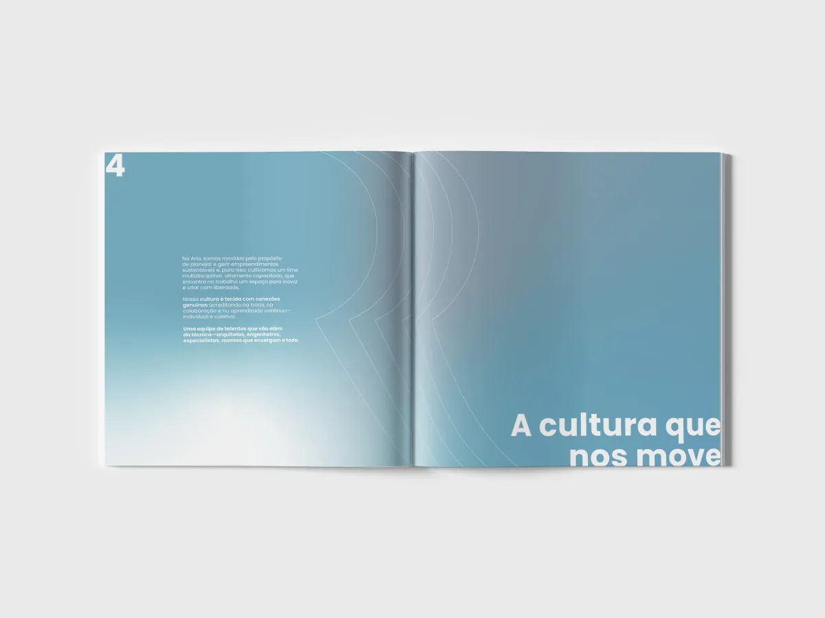 Aria spread titled “Equilíbrio”